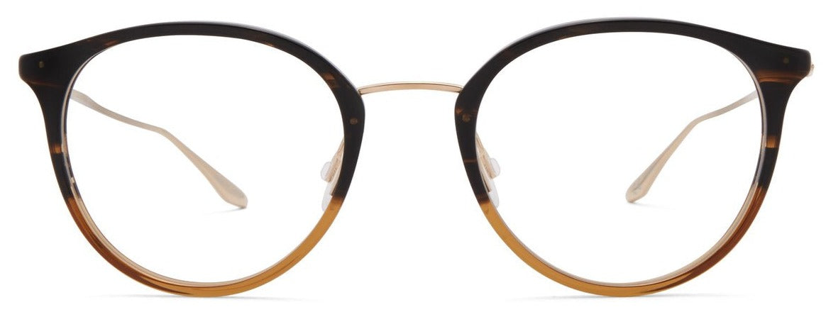 Alexander Daas - Barton Perreira Winfield Eyeglasses - Black Mahogany & Gold - Front View