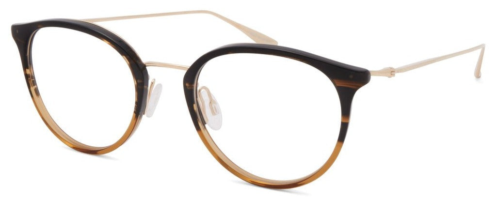 Alexander Daas - Barton Perreira Winfield Eyeglasses - Black Mahogany & Gold - Side View