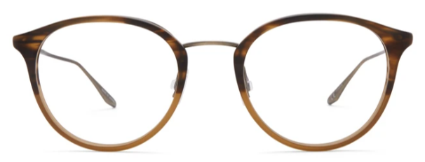 Alexander Daas - Barton Perreira Winfield Eyeglasses - Matte Tortuga Gradient &amp; Antique Gold - Front View