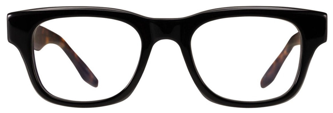 Alexander Daas - Barton Perreira Yarner Eyeglasses - Black &amp; Chestnut - Front View