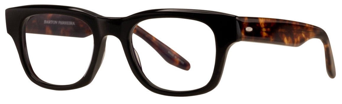 Alexander Daas - Barton Perreira Yarner Eyeglasses - Black & Chestnut - Side View