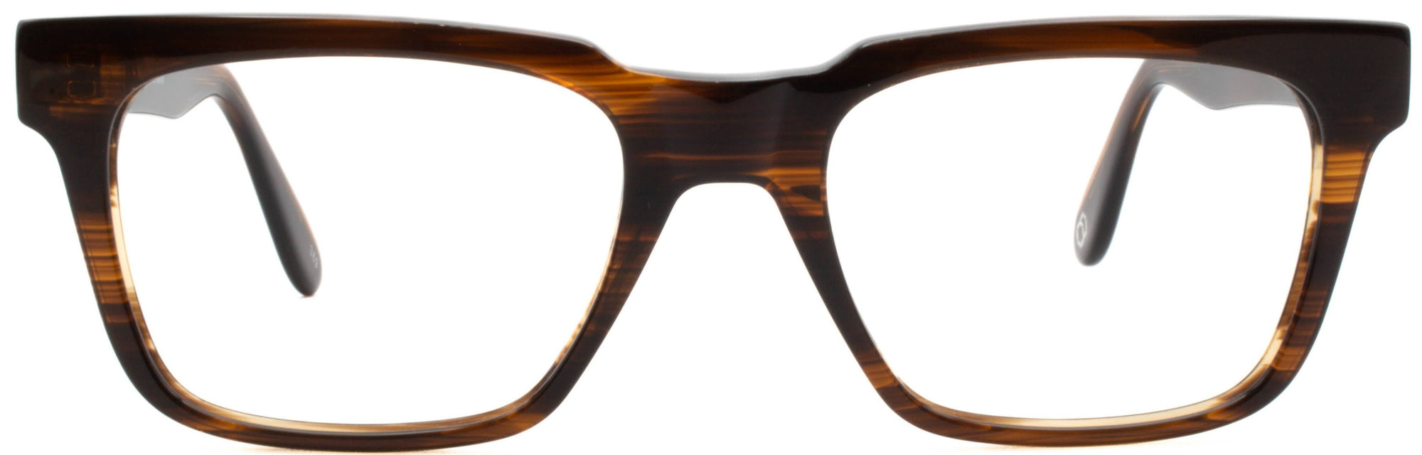 Alexander Daas - Benjamin Eyeglasses - Striated Tortoise - Front View