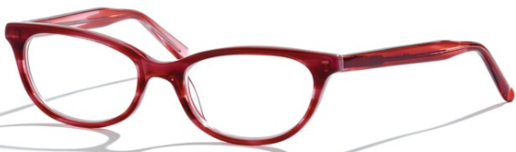 Alexander Daas - Bevel C.S.OY.NY Eyeglasses - Claret - Side View