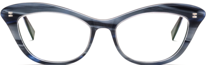 Alexander Daas - Bevel Coconut Channel Eyeglasses - Blackberry Smoke - Front View