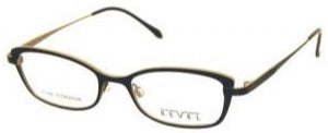 Alexander Daas - Bevel Eye Fone Eyeglasses - Black & Hunter Green - Side View