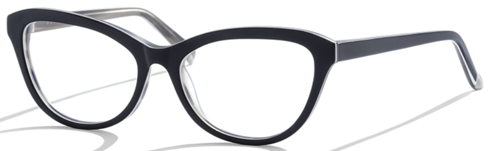 Alexander Daas - Bevel Gilda 3698 Eyeglasses - Black Horne Matte - Side View