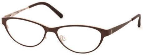 Alexander Daas - Bevel Gimme Eyeglasses - Brown &amp; Taupe - Side View