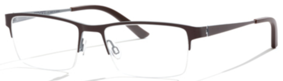 Alexander Daas - Bevel Hand of God Eyeglasses - Cafe & Pale Taupe - Side View