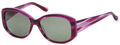 Alexander Daas - Bevel Helios Sunglasses - Violet Magenta - Side View