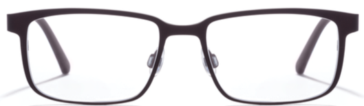 Alexander Daas - Bevel Izzard Eyeglasses - Brownish Black &amp; Grey - Front View