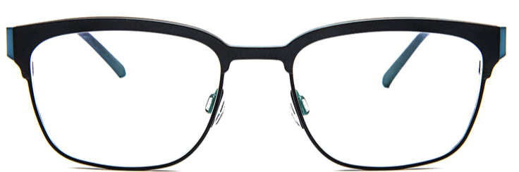 Alexander Daas - Bevel Jakob Eyeglasses - Black Carbon Diesel - Front View