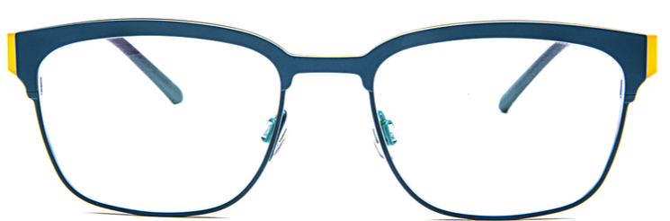 Alexander Daas - Bevel Jakob Eyeglasses - Diesel &amp; Mimosa - Front View