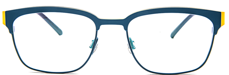 Alexander Daas - Bevel Jakob Eyeglasses - Diesel & Mimosa - Front View