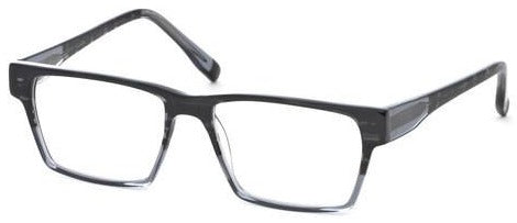 Alexander Daas - Bevel Jeff Eyeglasses - Grey Split - Side View