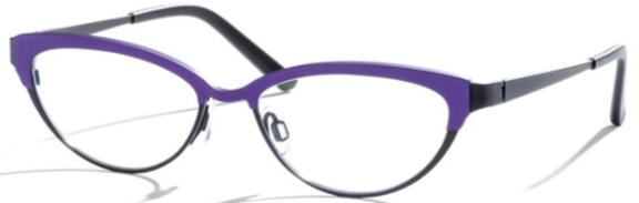 Alexander Daas - Bevel Marie Eyeglasses - Purple Dream - Side View