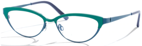 Alexander Daas - Bevel Marie Eyewear - Blue &amp; Green - Side View