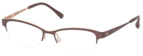 Alexander Daas - Bevel Poppy Eyeglasses - Granite Salmon - Side View