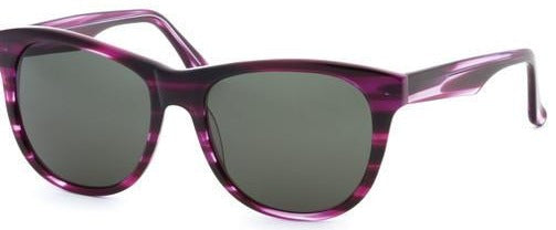 Alexander Daas - Bevel Portia Sunglasses - Violet Magenta - Side View
