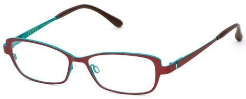 Alexander Daas - Bevel Rotoonda Eyeglasses - Zucchini & Caribbean Green - Side View