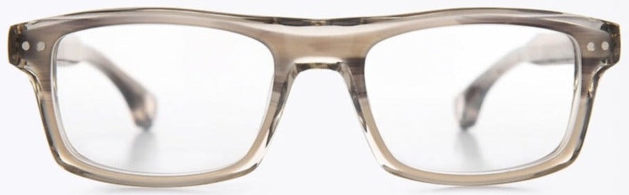 Alexander Daas - Blake Kuwahara Albers Eyeglasses - Grey Fade - Front View