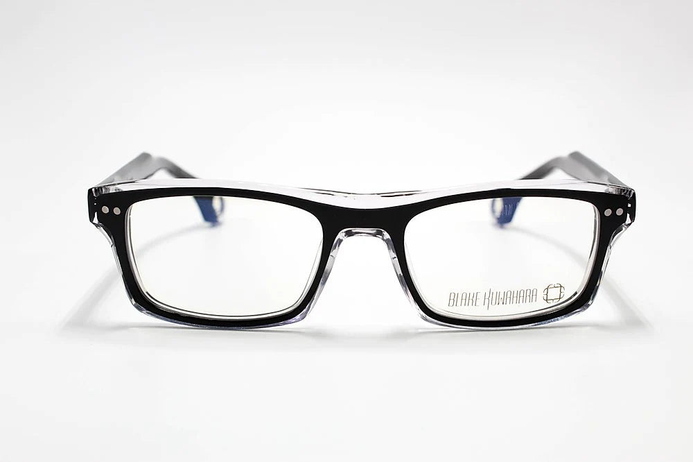 Alexander Daas - Blake Kuwahara Albers Eyeglasses - Midnight - Front View