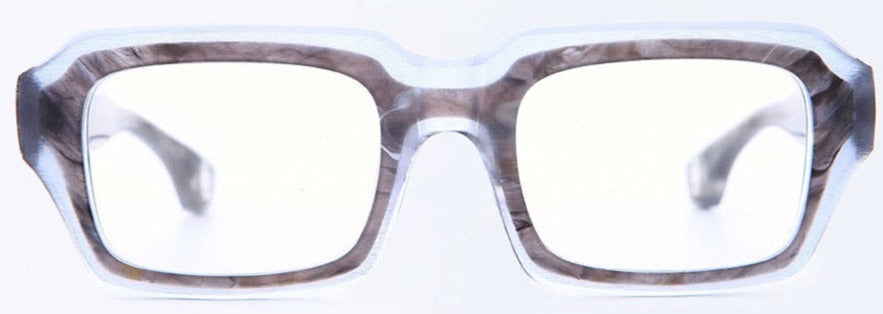 Alexander Daas - Blake Kuwahara Breuer Eyeglasses - Granite - Front View