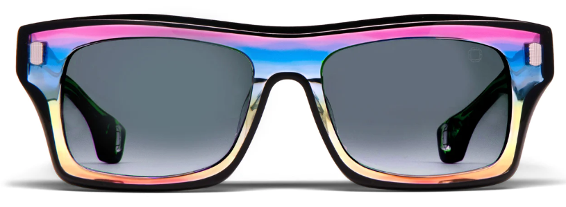 Alexander Daas - Blake Kuwahara Chambers Sunglasses - Pride Edition - Front View
