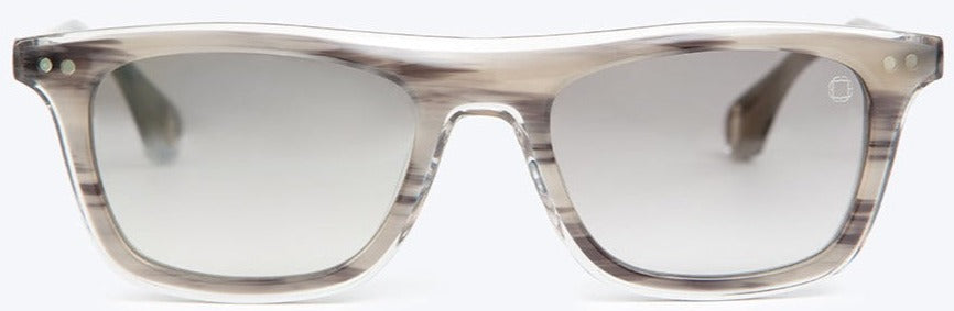 Alexander Daas - Blake Kuwahara Cobb Sunglasses - Grey Horn - Front View