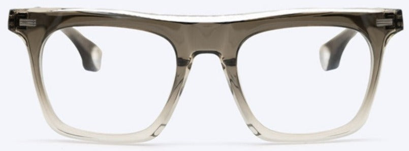 Alexander Daas - Blake Kuwahara Deaton Eyeglasses - Grey Fade - Front View