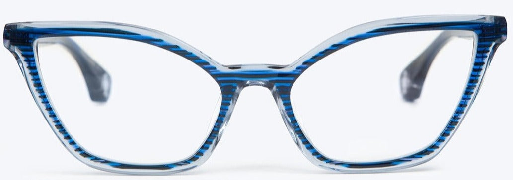 Alexander Daas - Blake Kuwahara Gaudi Eyeglasses - Blue Grass - Front View