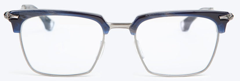 Alexander Daas - Blake Kuwahara Grey Label BK1008 Eyeglasses - Navy Horn - Front View