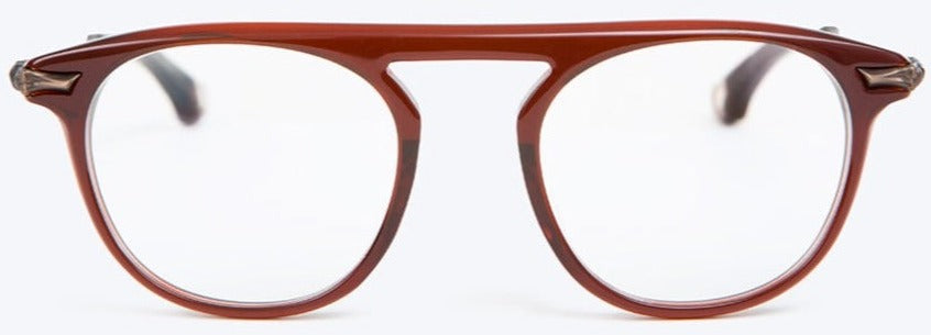 Alexander Daas - Blake Kuwahara Grey Label BK1010 Eyeglasses - Burgundy - Front View