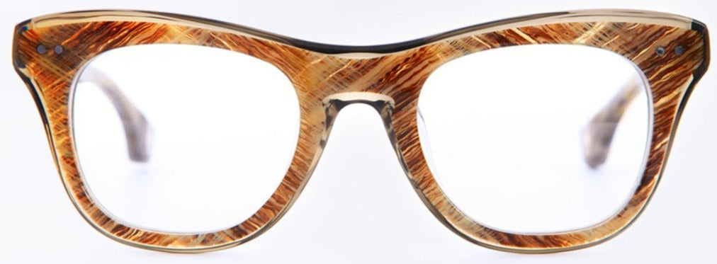 Alexander Daas - Blake Kuwahara Gwynn Eyeglasses - Wheat - Front View