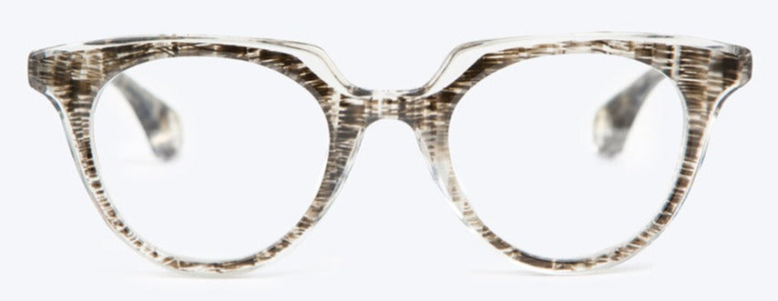 Alexander Daas - Blake Kuwahara Lina Eyeglasses - Brushed Black - Front View