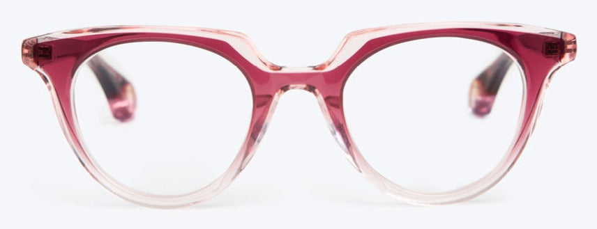 Alexander Daas - Blake Kuwahara Lina Eyeglasses - Plum Fade - Front View