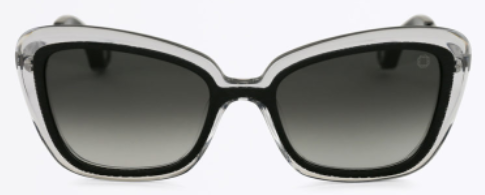 Alexander Daas - Blake Kuwahara Mackintosh Sunglasses - Black &amp; Gray Gradient - Front View