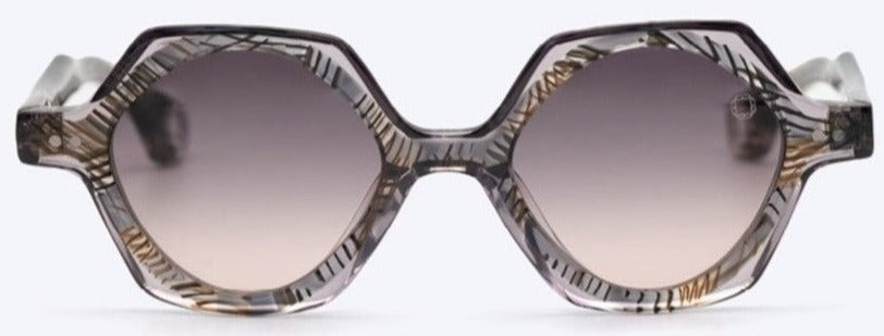 Alexander Daas - Blake Kuwahara Findley Sunglasses - Amethyst - Front View