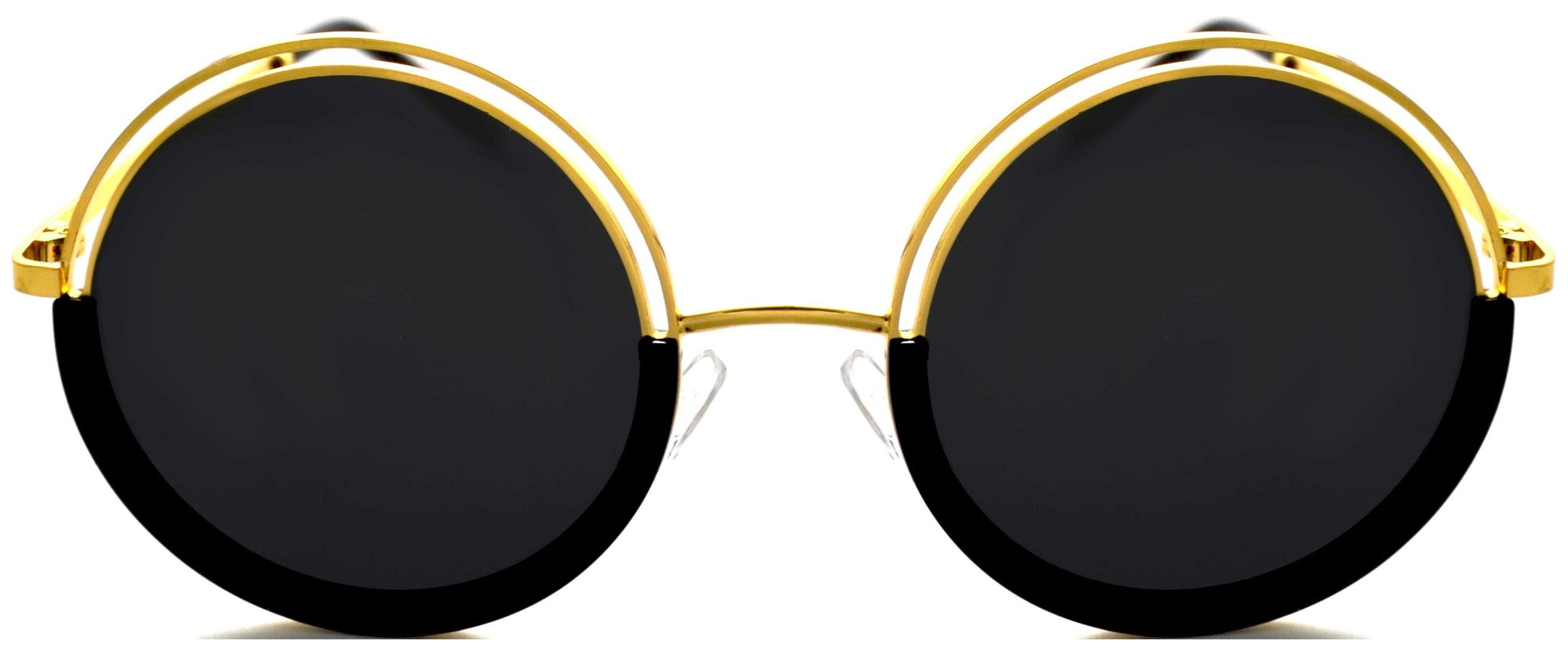 Alexander Daas - California Hollywood 310A1 Sunglasses - Black & Gold - Front View