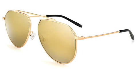 Alexander Daas - California La Brea Sunglasses - Gold - Side View