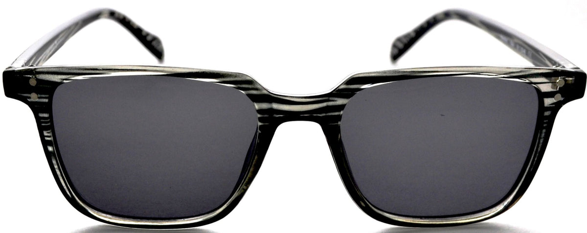 Alexander Daas - California Mulholland Sunglasses - Striated Gray - Front View
