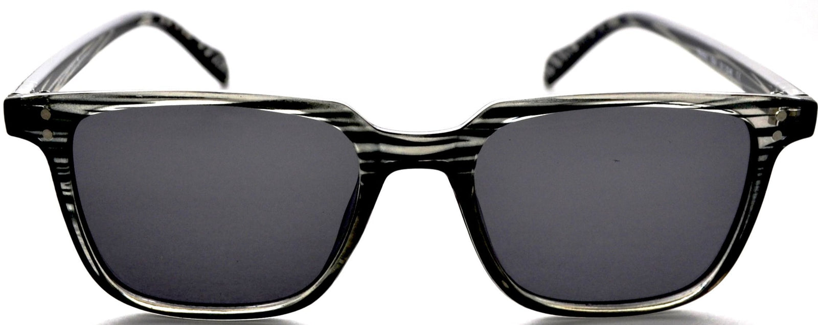Alexander Daas - California Mulholland Sunglasses - Striated Gray - Front View