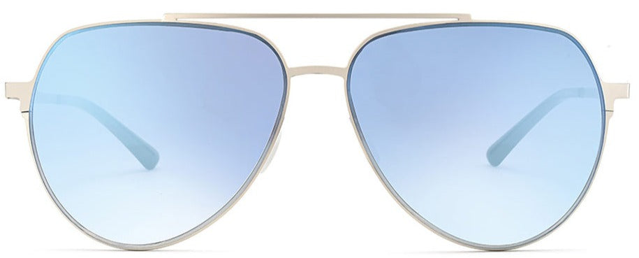 Alexander Daas - California Sepulveda Sunglasses - Silver - Front View