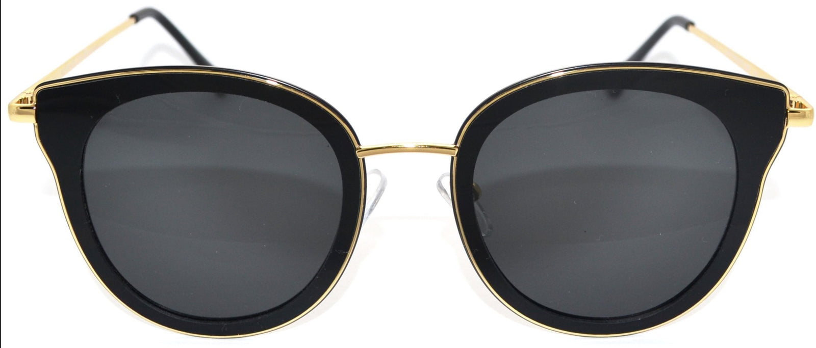 Alexander Daas - California Venice Sunglasses - Black & Gold - Front View