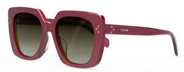 Alexander Daas - Celine 40218U Sunglasses - Shiny Rose & Brown - Side View