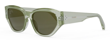 Alexander Daas - Celine 40219I/S Sunglasses - Shiny Green - Side View