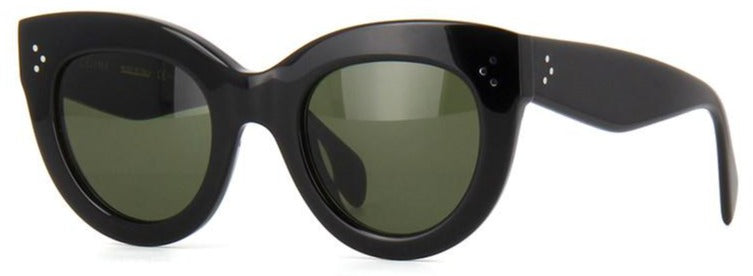 Alexander Daas - Celine 41050/s Caty Sunglasses - Black - Side View