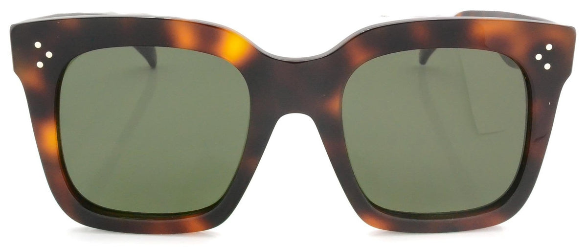 Alexander Daas - Celine 41076/s Tilda Sunglasses - Havana &amp; Green Lenses - Front View