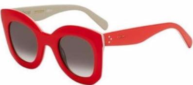 Alexander Daas - Celine 41093/s Marta Sunglasses - Red &amp; Ivory - Side View