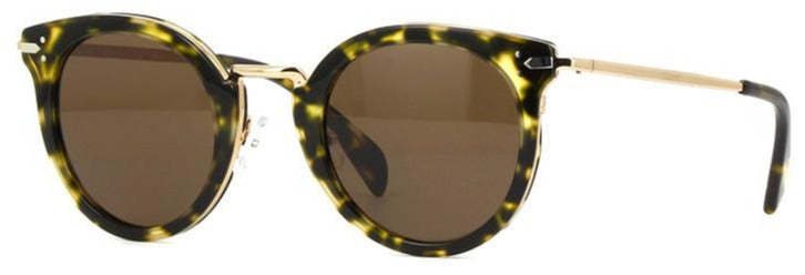 Alexander Daas - Celine 41373/s Lea Sunglasses - Havana Green & Gold - Side View