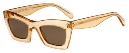 Alexander Daas - Celine 41399/s Sunglasses - Champagne &amp; Brown - Side View